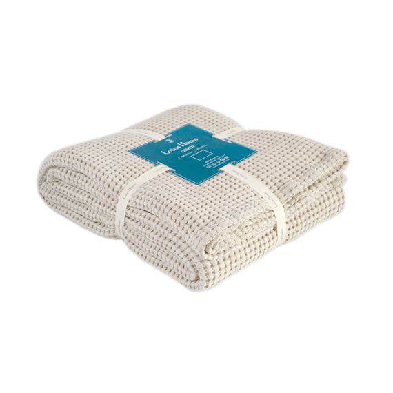 Покривало Lotus Home 103362 Туреччина 160*200 см  Піке Бежевий