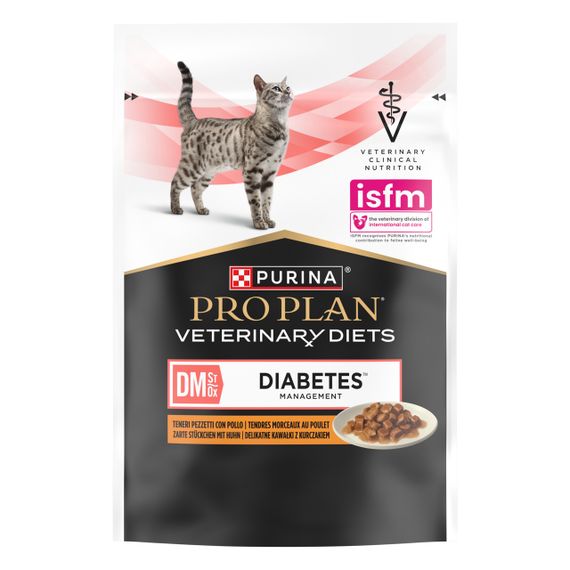 Влажный корм для кошек с диабетом Purina Veterinary Diets DM Diabetes 85 гр х 10 шт | Зображення 2