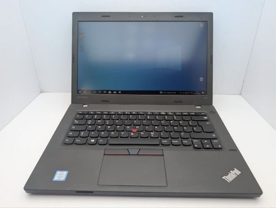 Ноутбук Lenovo ThinkPad L460 / 14" (1920x1080) IPS / Intel Core i5-6200U (2 (4) ядра по 2.3 - 2.8 GHz) / 8 GB DDR3 / 120 GB SSD / Intel HD Graphics 520 / WebCam б/у | Зображення 1