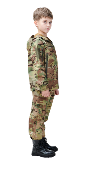 Костюм дитячий ARMY KIDS Скаут Soft-Shell теплий камуфляж Мультикам | Зображення 3