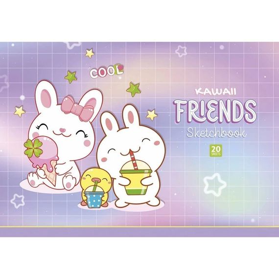 Альбом для малювання PB-GB-020-8513-2 склейка 20 акрушів