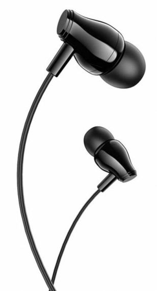 Навушники BOROFONE BM61 Wanderer universal earphones with mic Black | Зображення 1