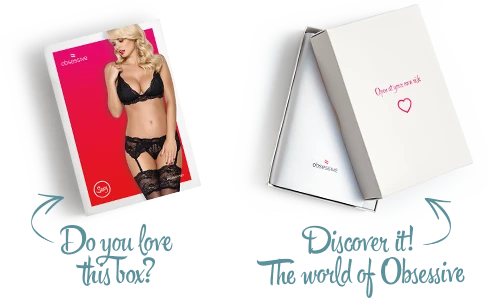 Мереживний комплект білизни з поясом Obsessive 810-SEG-1L/XL, білий, бюстгальтер, стрінги, пояс для, L/XL | Зображення 8