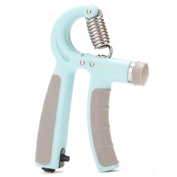Еспандер кистьовий Cornix 5-60 кг з регульованим навантаженням та лічильником XR-0266 Mint/Grey | Зображення 2