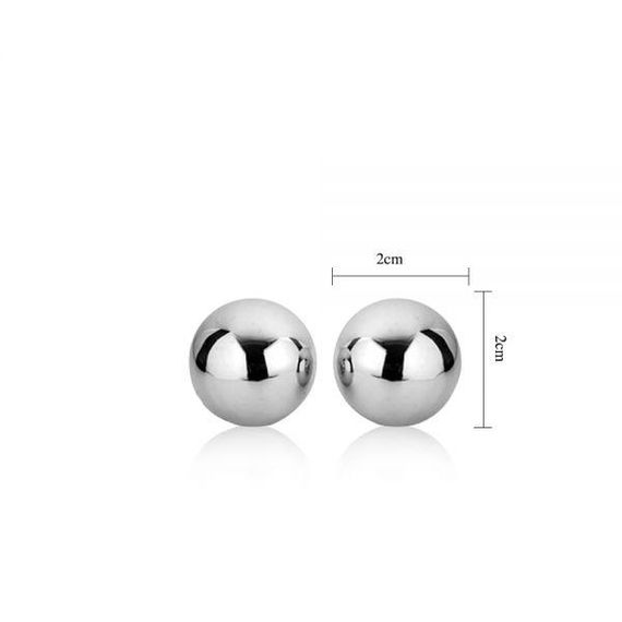 Металеві вагінальні кульки Passion Dual Balls 20 mm Sex Aura | Зображення 3