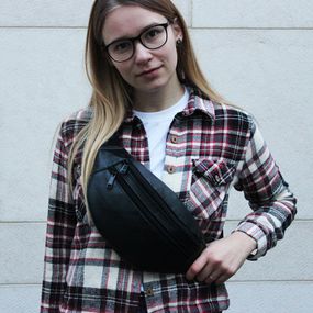 Бананка модна, Бананка Чоловіча для щоденного носіння Універсальна сумка на пояс KJ-45