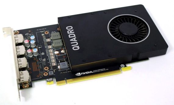 Дискретна відеокарта nVidia Quadro P2200, 5 ГБ GDDR5X, 160-біт / 4x DisplayPort б/в | Зображення 1