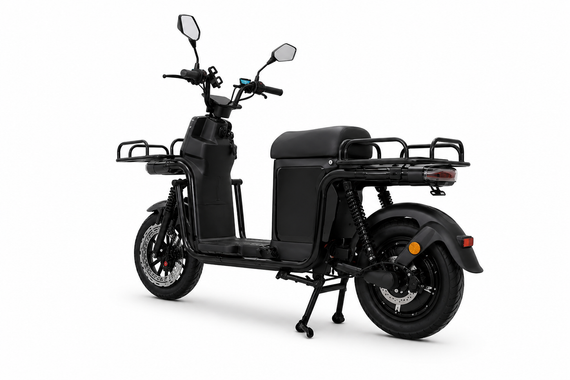 Электроскутер Crosser SUPER MAX 1200W 60V 30Ah LiFePO4, до 60 км/ч, запас хода до 90 км, мощный электровелосипед | Зображення 5