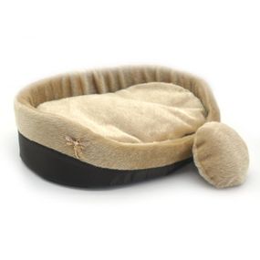 Лежак для собак і котів Zoo-hunt Мех коричневий №7 580х820х160 мм