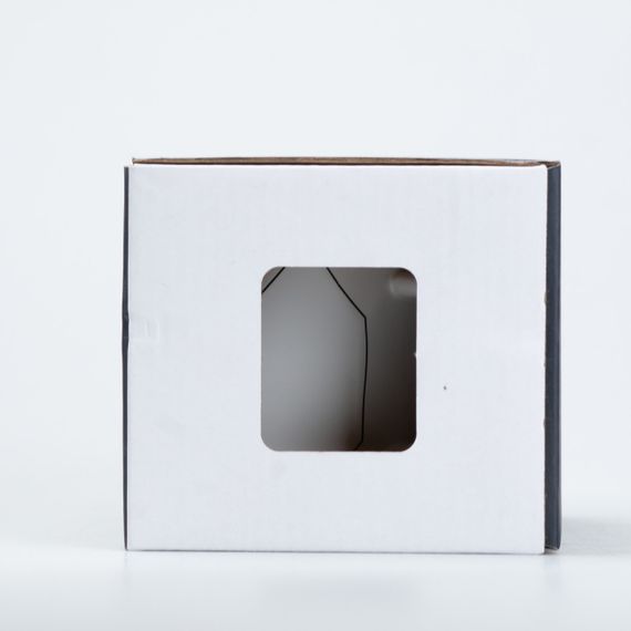 Чашка керамическая с крышкой 350 мл Белая | Зображення 3