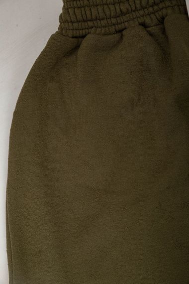 Спортивные штаны женские на флисе  -уценка, цвет хаки, 238R57828-U-25 | Зображення 5