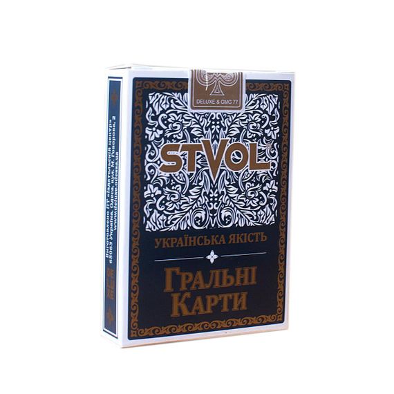 Карти гральні Deluxe (Синя) | Зображення 1