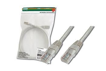 Патч-корд DIGITUS CAT 5e UTP, 20м, AWG 26/7, PVC, серого цвета (DK-1511-200)