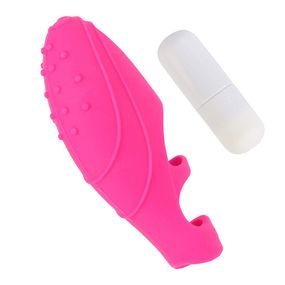 Вібронасадка на палець "Lazy finger", колір рожевий sexstyle