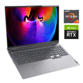 Ігровий ноутбук Lenovo ThinkBook 16p Gen2 / 16" (2560x1600) IPS / AMD Ryzen 7 5800H (8 (16) ядер по 3.2 - 4.4 GHz) / 40 GB DDR4 / 512 GB SSD M.2 / nVidia GeForce RTX 3060, 6 GB GDDR6, 192-bit / WebCam / Win 11 Pro б/в