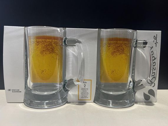Набір келихів для пива Pasabahce Pub 395 мл 2 шт 55299 стильні пивні келихи для свят і відпочинку | Зображення 9