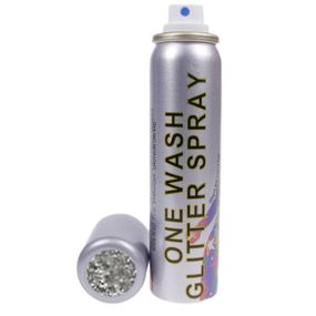 Глиттерный спрей для волос Серебро Stargazer One Wash Glitter Spray SILVER 75 мл