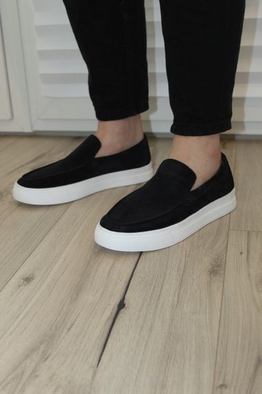 Чорні лофери з натуральної замші 42 розмір | Зображення 4