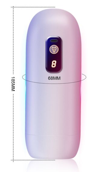 Автоматичний мастурбатор FOX - USB Rechargeable, 8 vibration functions, BS6300068 Sex Aura | Зображення 7