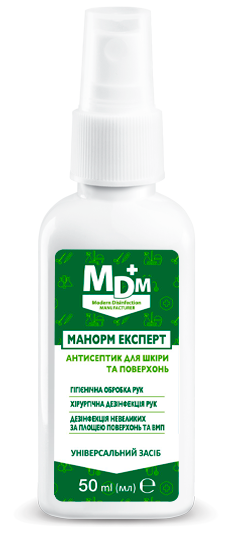 Засіб дезінфекційний Манорм Експерт в блістері MDM  50 мл