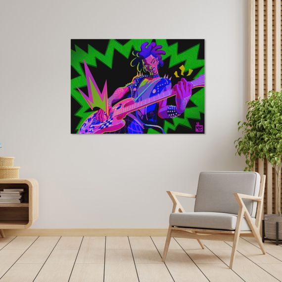 Плакат-постер з принтом Кавун Людина павук Павутиння Всесвіту Spider Man across the Spider Verse A4 ПЛ000799(A4) | Зображення 1