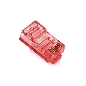 Коннектор Merlion RJ-45 8P8C UTP Cat-5 (100 шт / уп.) Red