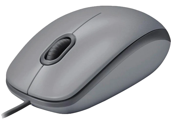 Миша Logitech M110 Silent-MID GRAY-USB-AKOYA | Зображення 1