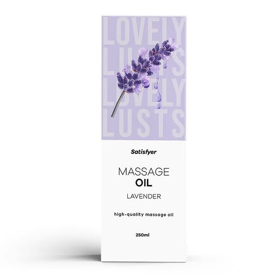 Масажна олія Satisfyer Massage Oil Lavender 250 мл