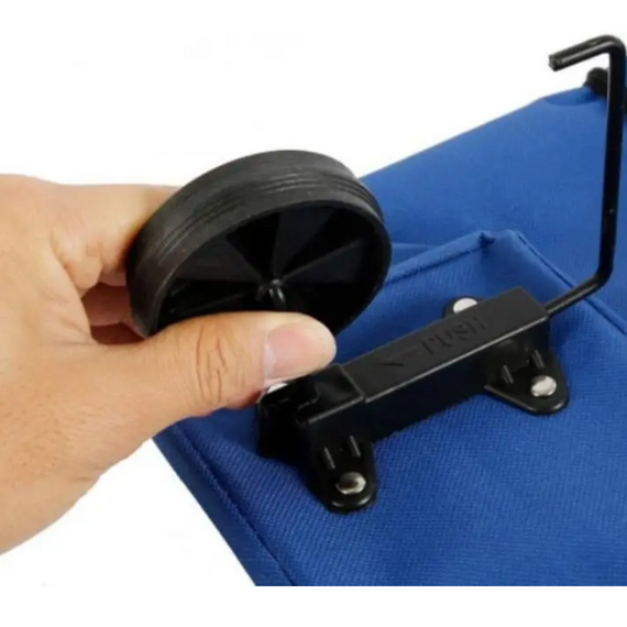 Універсальний складаний портативний візок-сумка, зручна сумка-трансформер для покупок на коліщатках | Зображення 4