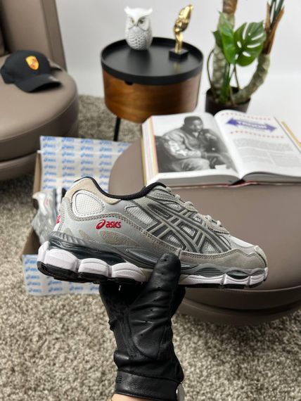 Чоловічі кросівки ASICS Gel-NYC White Grey весна / осінь A3482 | Зображення 7