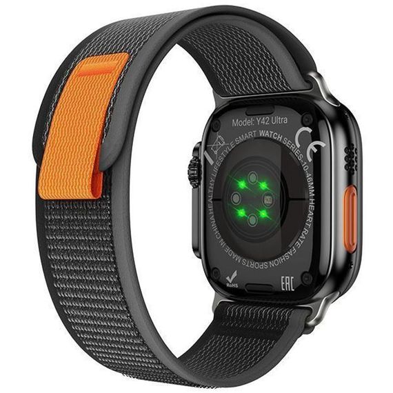 Смарт-часы Hoco Y42 Ultra Smart sports watch (call version) Black | Зображення 3