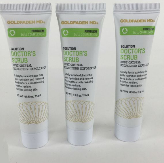 Скраб для обличчя  Goldfaden MD solution doctor's scrub ruby crystal microderm exfoliator | Зображення 1