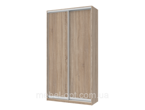 Шафа купе Сіті Лайт Doros Дуб Сонома 2 ДСП 120х60х225 (42002010)