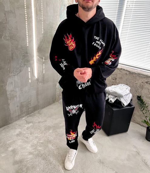 Костюм худі+штани дтф