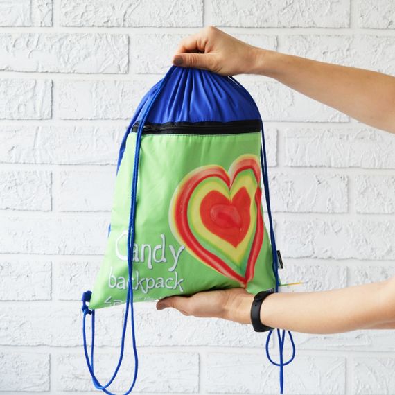 Рюкзак-сумка для одягу та взуття 4Profi "Candy"  green Лаке 46051