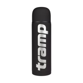 Термос Tramp Soft Touch 1,2 л чорний, термос трамп туристичний для напоїв