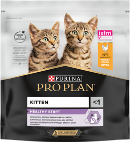 Сухий корм Purina PRO PLAN Kitten Healthy Start <1 для кошенят, курка 0.4кг