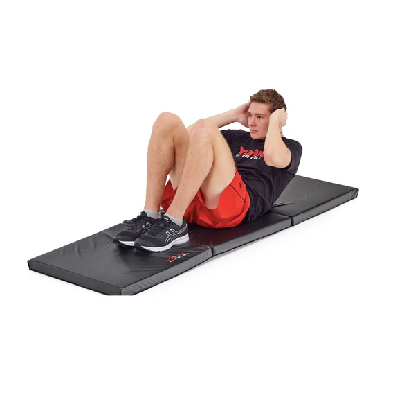 Мат гимнастический жесткий York Fitness 5см черный | Зображення 2