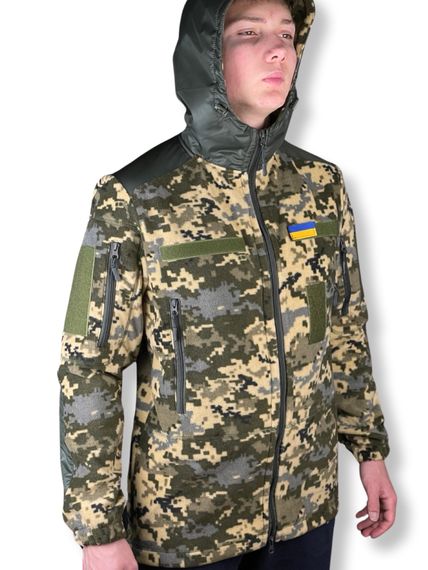 Флісова кофта з капюшоном Піксель XS | Зображення 1