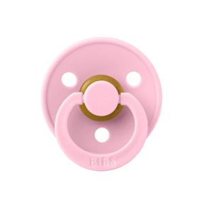 Соска  пустушка Bibs Colour round baby pink 6-18 міс