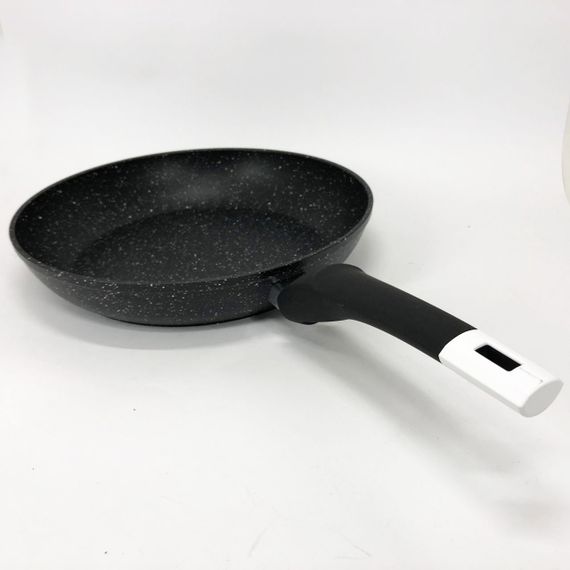 Сковорода UNIQUE UN-5137 28 см граніт темний, Сковорода з антипригарним покриттям для газової плити | Зображення 4