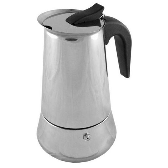 Кофеварка гейзерная из нержавеющей стали UNIQUE UN-1901 180 мл | Зображення 1