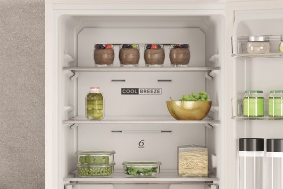 Холодильник Whirlpool з нижньою морозильною камерою  W7X82OW, 191x60х68, 231л, 104л, 2двthb, А++, NF, дисплей, нульова зона, білий (W7X82OW) | Зображення 4