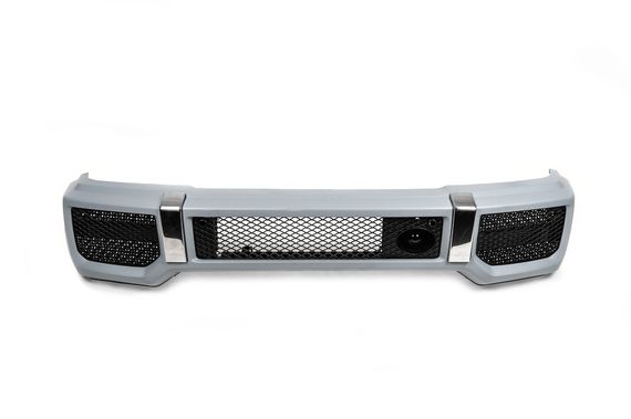 Передний бампер AMG G63/G65 (в сборе) G65 (черная сетка) для Mercedes G сlass W463 1990-2018 гг | Зображення 8