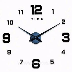 Годинник настінний діаметр 10 см круглий на кухню в стилі лофт HP-3Y-1B