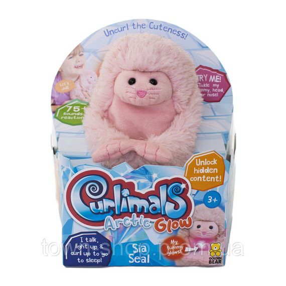 Интерактивная игрушка Морской котик Сиа Curlimals 3726 серии «Arctic Glow» | Зображення 1