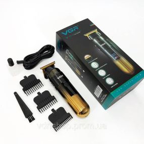 Машинка для стрижки волос прочная VGR, Машинка для стрижки на аккумуляторе Набор машинок DZ-38