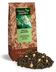 Зеленый чай с жасмином рассыпной Король Жасмина ТМ "Чайные шедевры",  500г