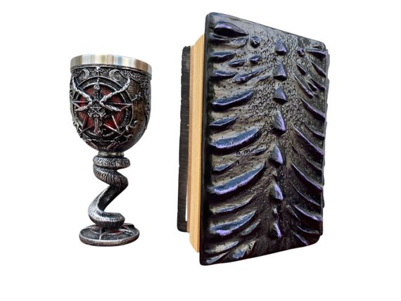 Подарунковий набір Келих 3D Бафомет і Блокнот 3D «Око Ілюзій» | Зображення 1