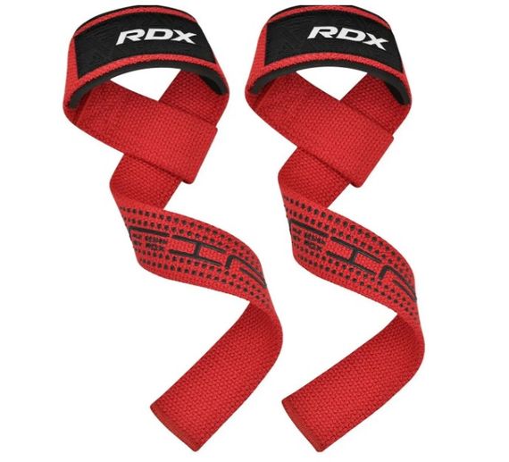 Лямки для тяги RDX S4 Gym Cotton Gel Straps Red Plus (WAC-S4R+) | Зображення 7
